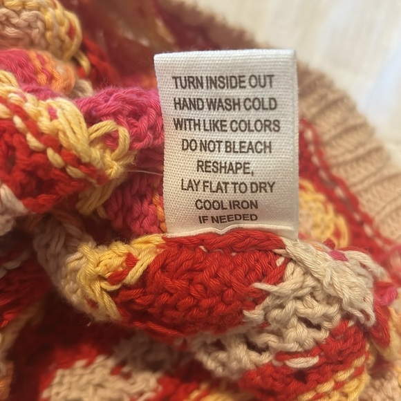 VICI Blu Pepper NWT Josephine Cotton Crochet Knit Flutter Sleeve Ruffle Tank - Picture 8 of 8